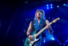Kirk Hammett ließ Adrian Smith auf seiner „Greeny“ spielen